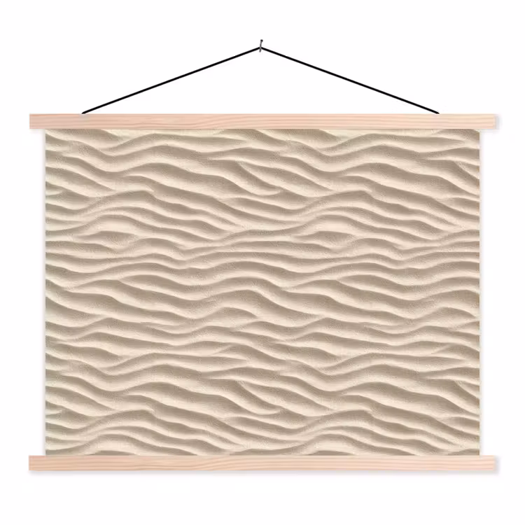 Schoolplaat - Zand - Golven - Beige — 1