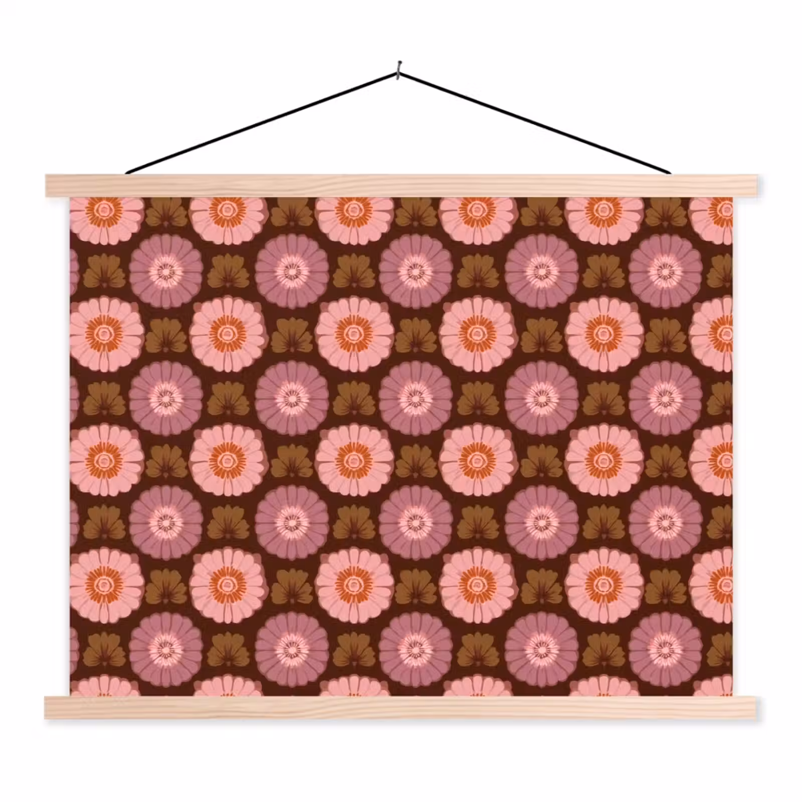 Schoolplaat - Retro - Madelief - Roze — 1