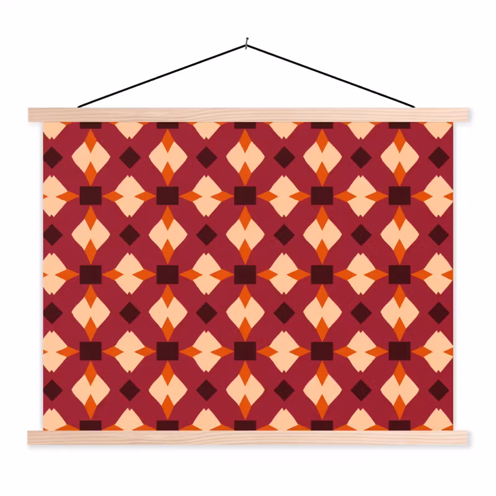 Schoolplaat - Retro - Patroon - Kleurrijk — 1