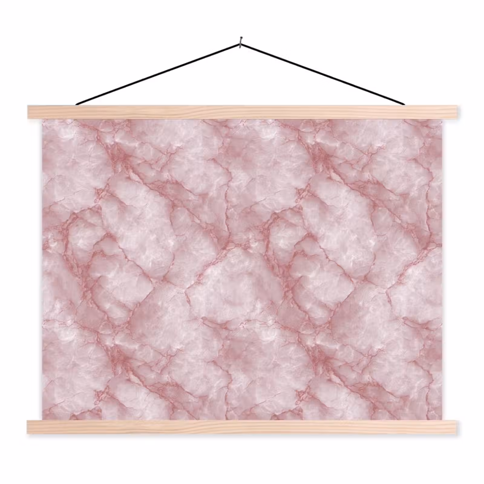 Schoolplaat - Roze - Kwartsmarmer - Aders — 1