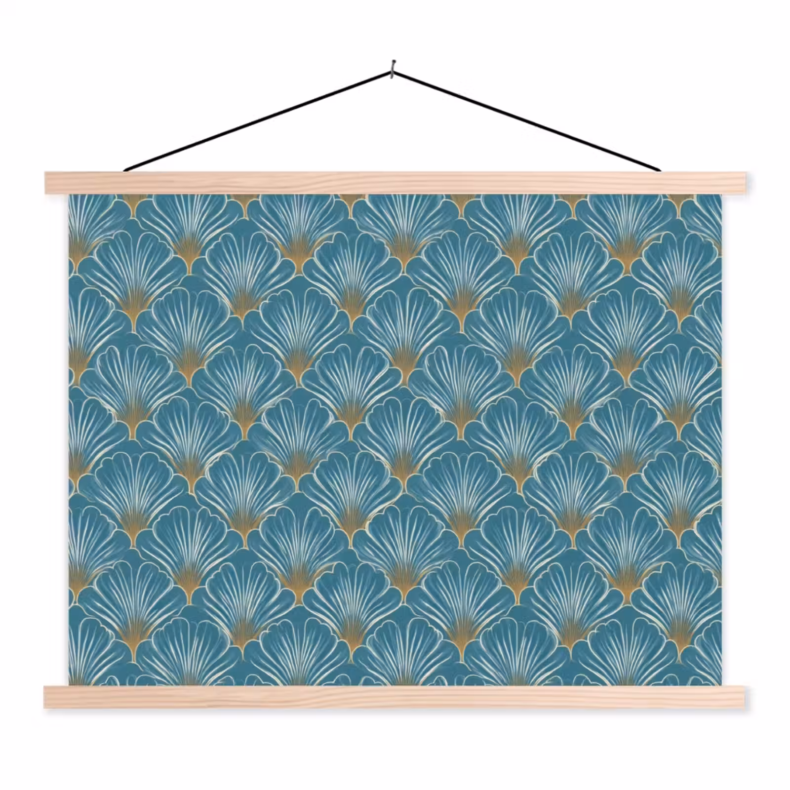 Schoolplaat - Symmetrisch - Patroon - Blauw — 1