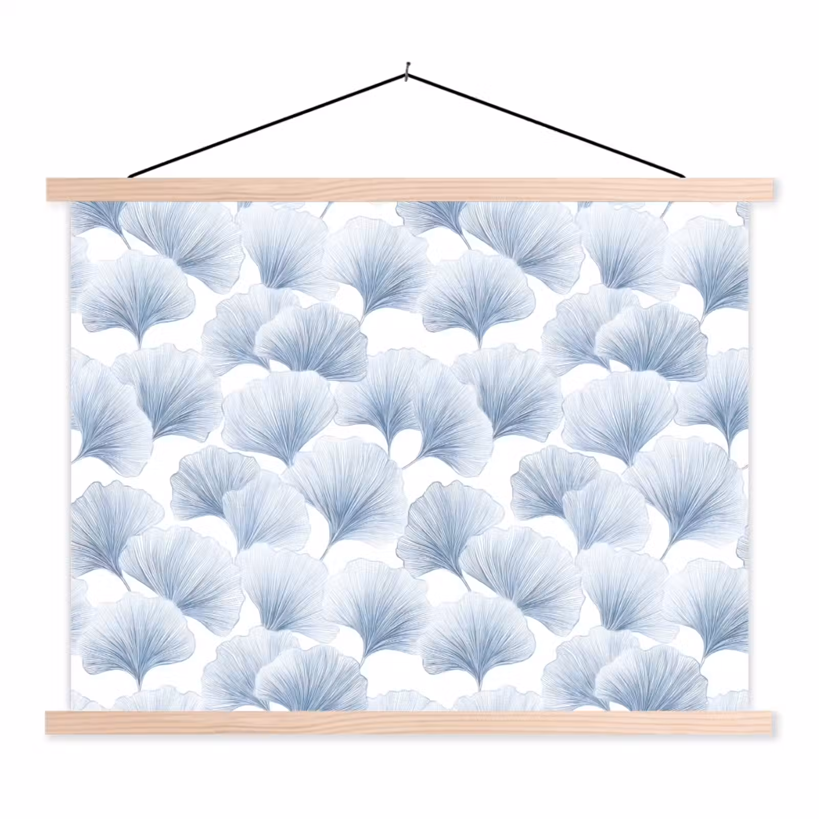 Schoolplaat - Waaier - Modern - Blauw — 1