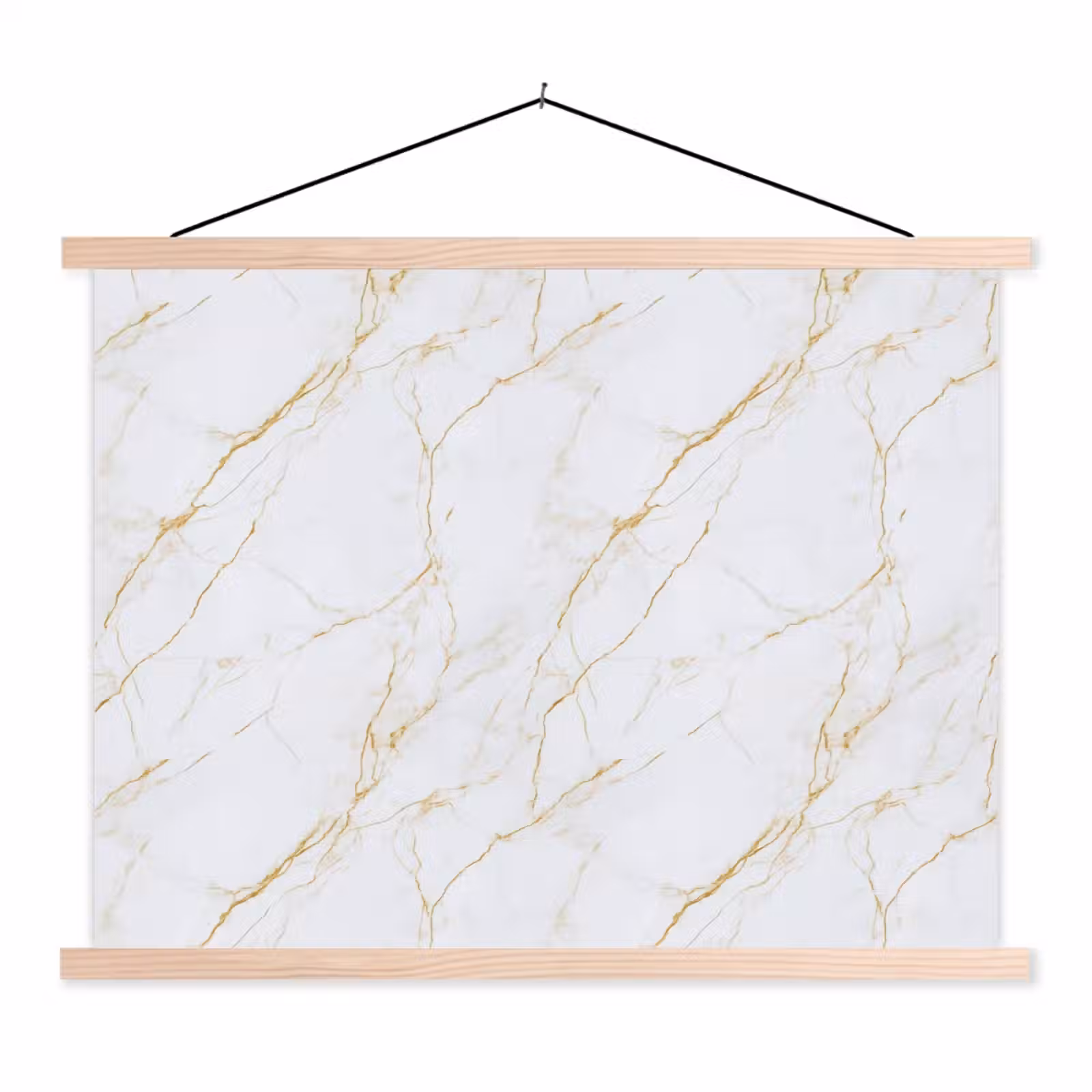 Schoolplaat - Wit - Marmer - Goud - Luxueus — 1