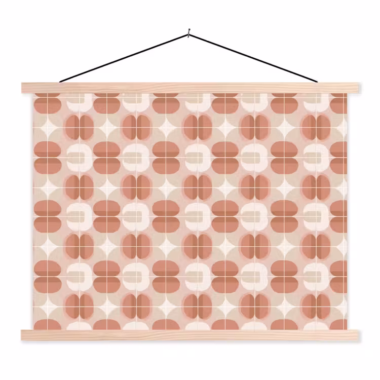 Schoolplaat - Retro - Klassiek - Roze — 1