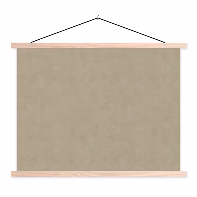 Schoolplaat - Taupekleur - Gewolkt textuur - Natuurlijk — 1