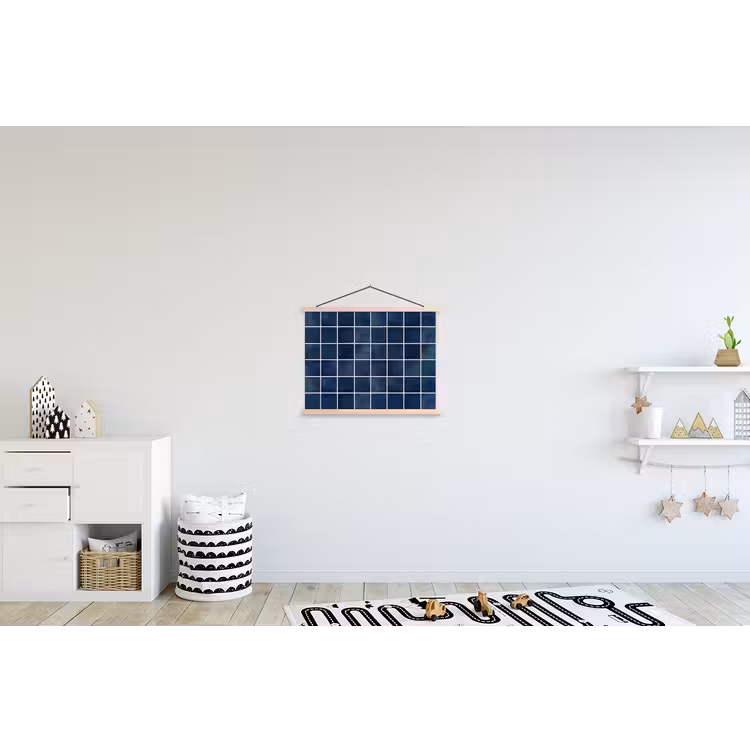 Schoolplaat - Tegel - Modern - Blauw — 3