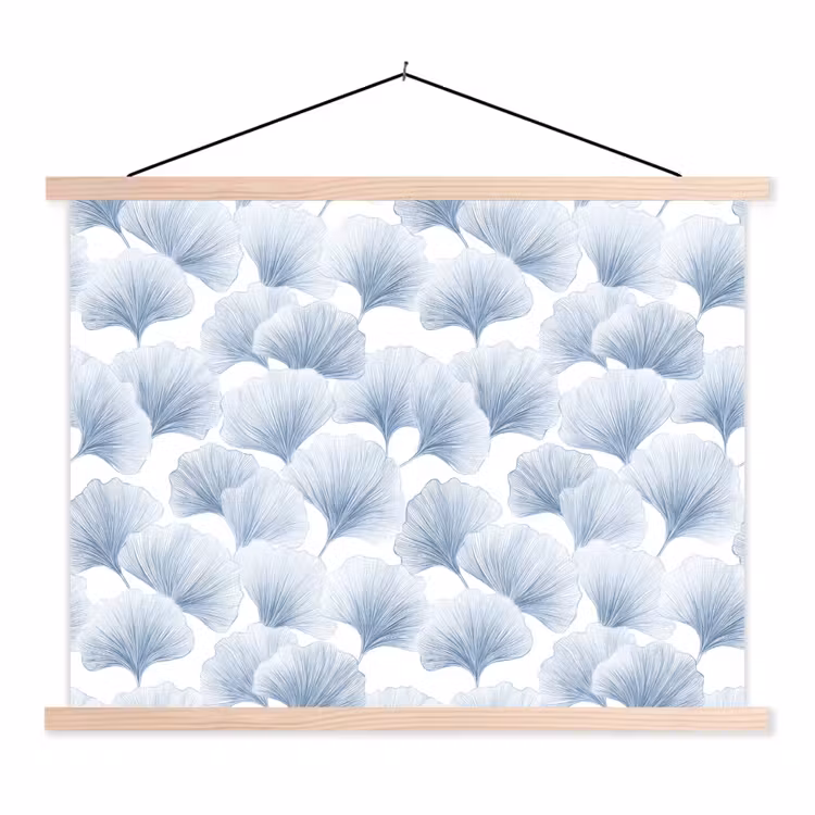 Schoolplaat - Waaier - Modern - Blauw — 1