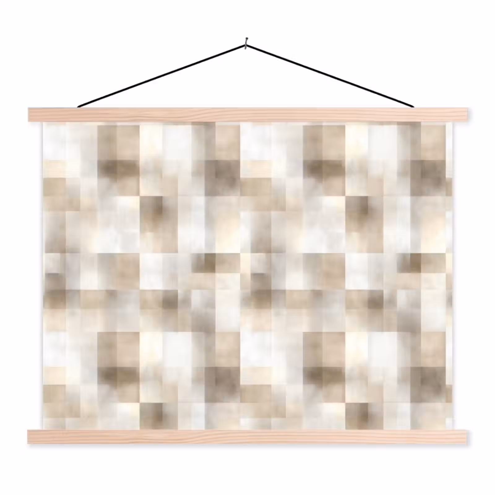 Schoolplaat - Textuur - Linnen - Beige — 1