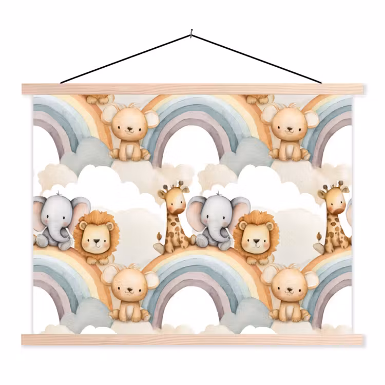 Schoolplaat - Safari - Regenboog - Kleurrijk — 1