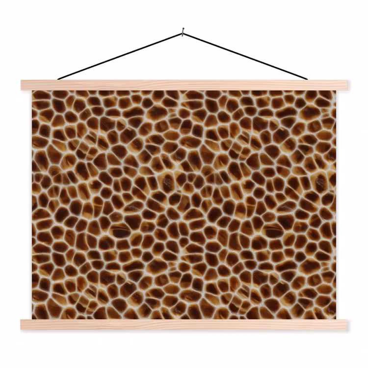 Schoolplaat - Schildpad - Bruin - Patroon — 1