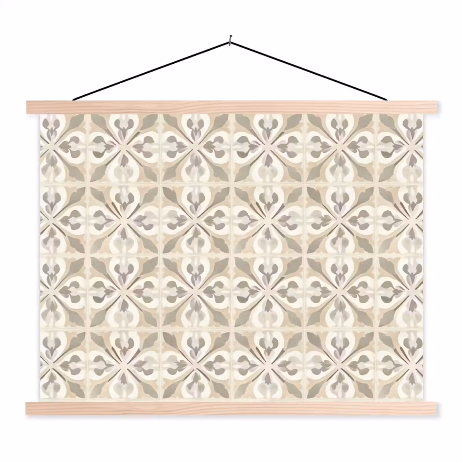Schoolplaat - Tegel - Motief - Beige — 1