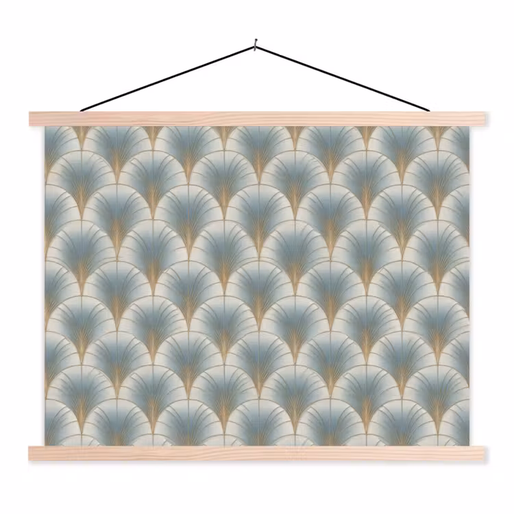 Schoolplaat - Waaier - Klassiek - Blauw — 1