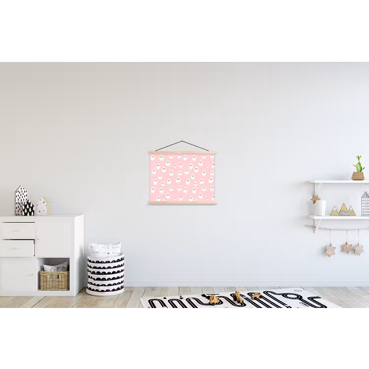 Schoolplaat - Spookjes - Patroon - Roze — 3