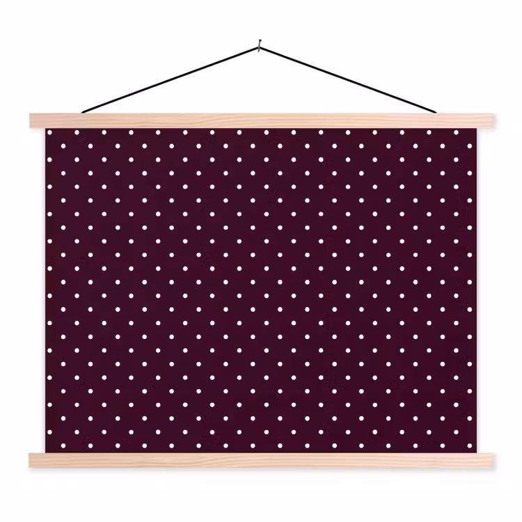 Schoolplaat - Stippen - Modern - Paars — 1