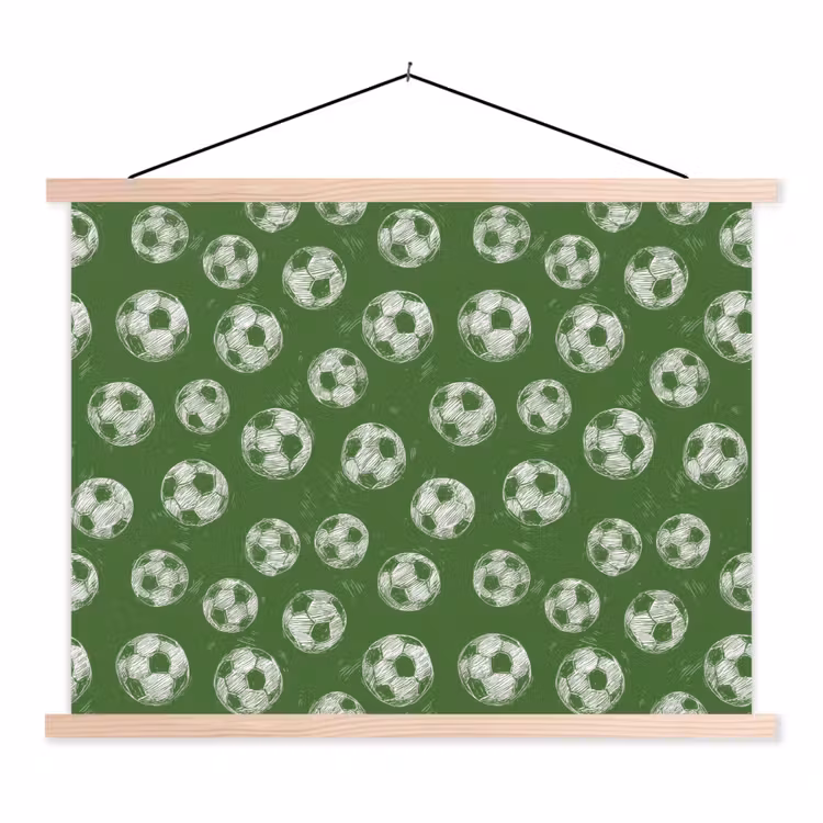 Schoolplaat - Voetbal - Sport - Groen — 1