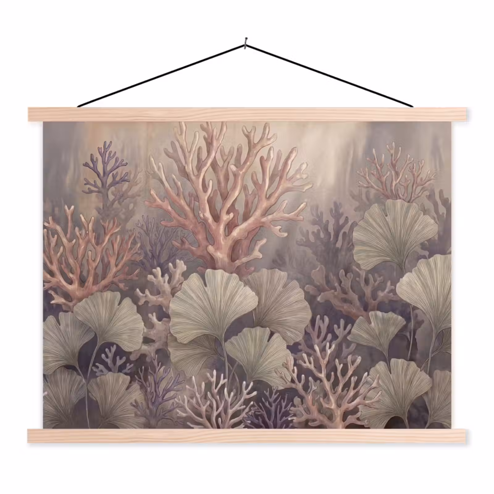 Schoolplaat - Plant - Bladeren - Zee - Illustratie - Groen — 1