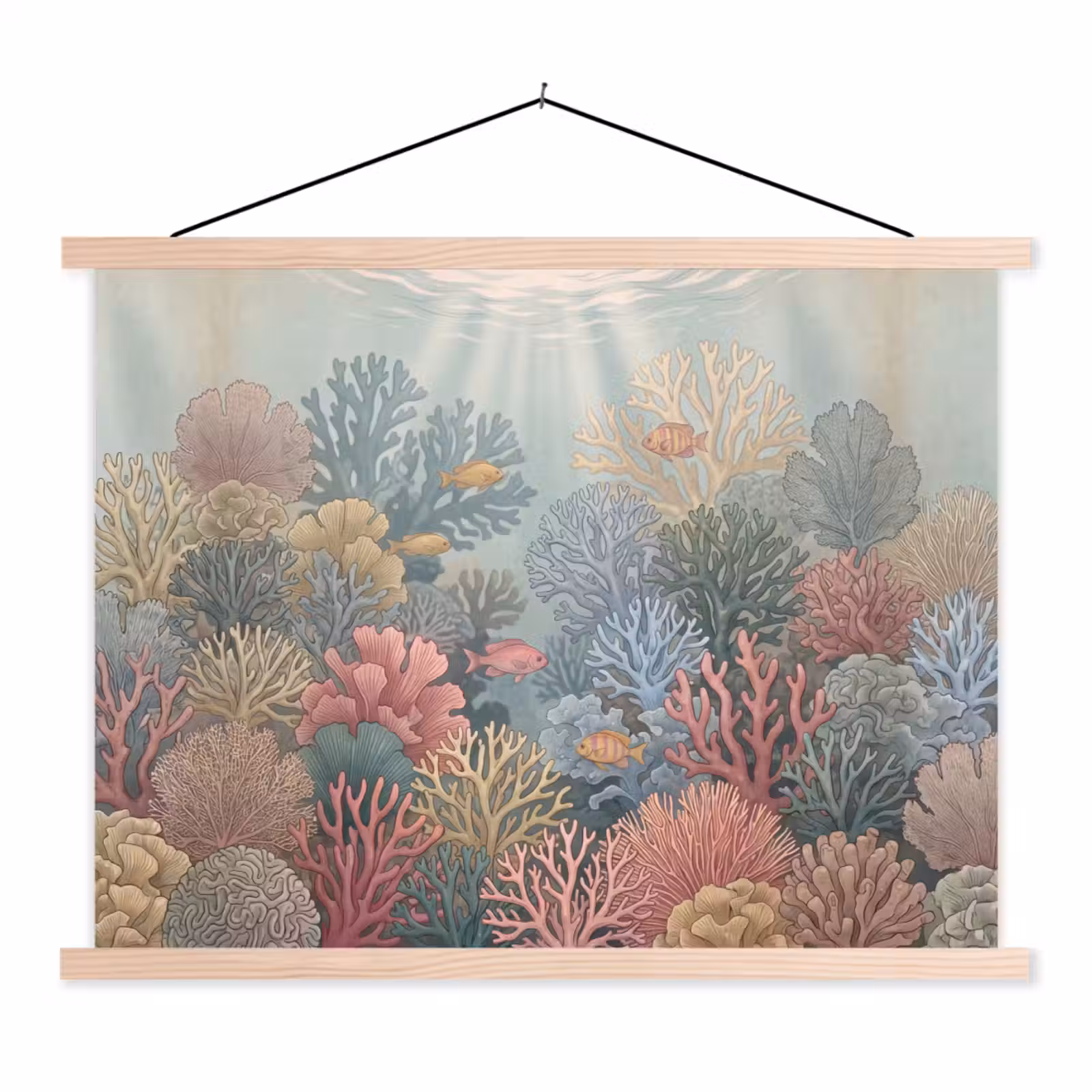 Schoolplaat - Zee - Koraal - Vis - Natuur - Kleurrijk — 1