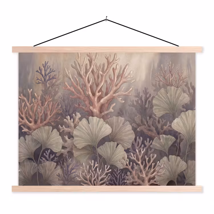 Schoolplaat - Plant - Bladeren - Zee - Illustratie - Groen — 1