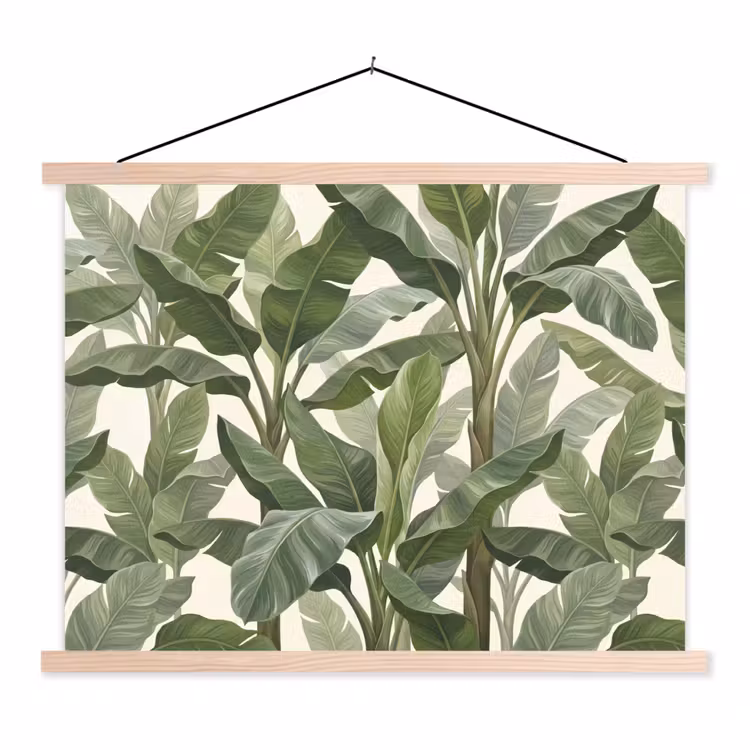 Schoolplaat - Planten - Bladeren - Tropisch - Groen — 1