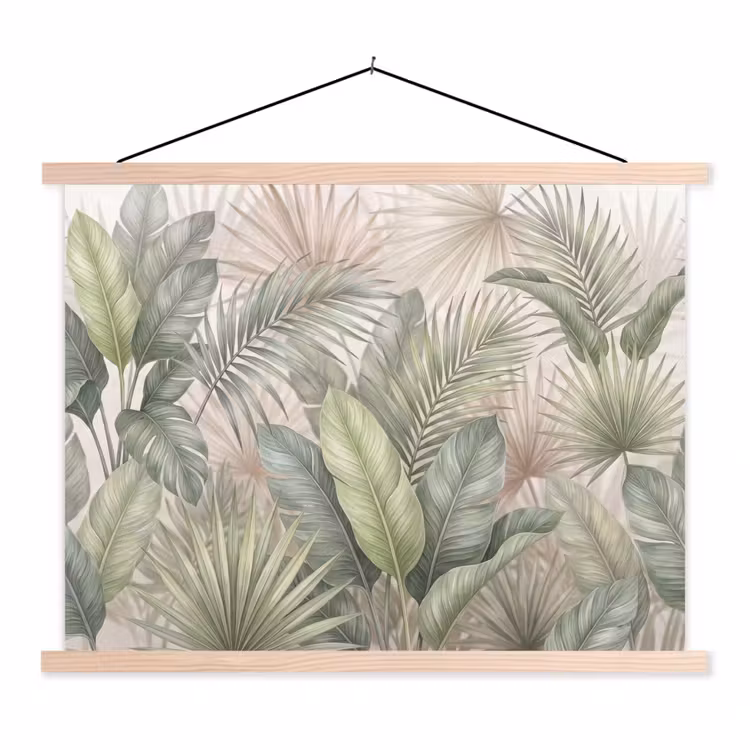 Schoolplaat - Planten - Tropisch - Bladeren - Groen - Natuur — 1