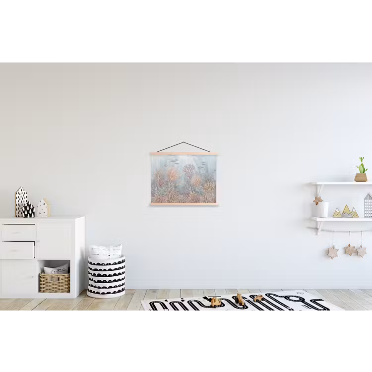 Schoolplaat - Vis - Koraal - Oceaan - Illustratie - Onderwater — 3