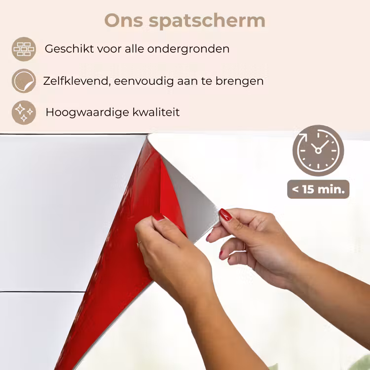 Spatscherm keuken - Blad - Schaduw - Natuur - Abstract - Groen — 4