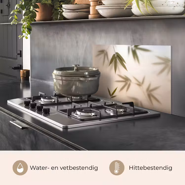 Spatscherm keuken - Planten - Bladeren - Natuur - Groen — 7