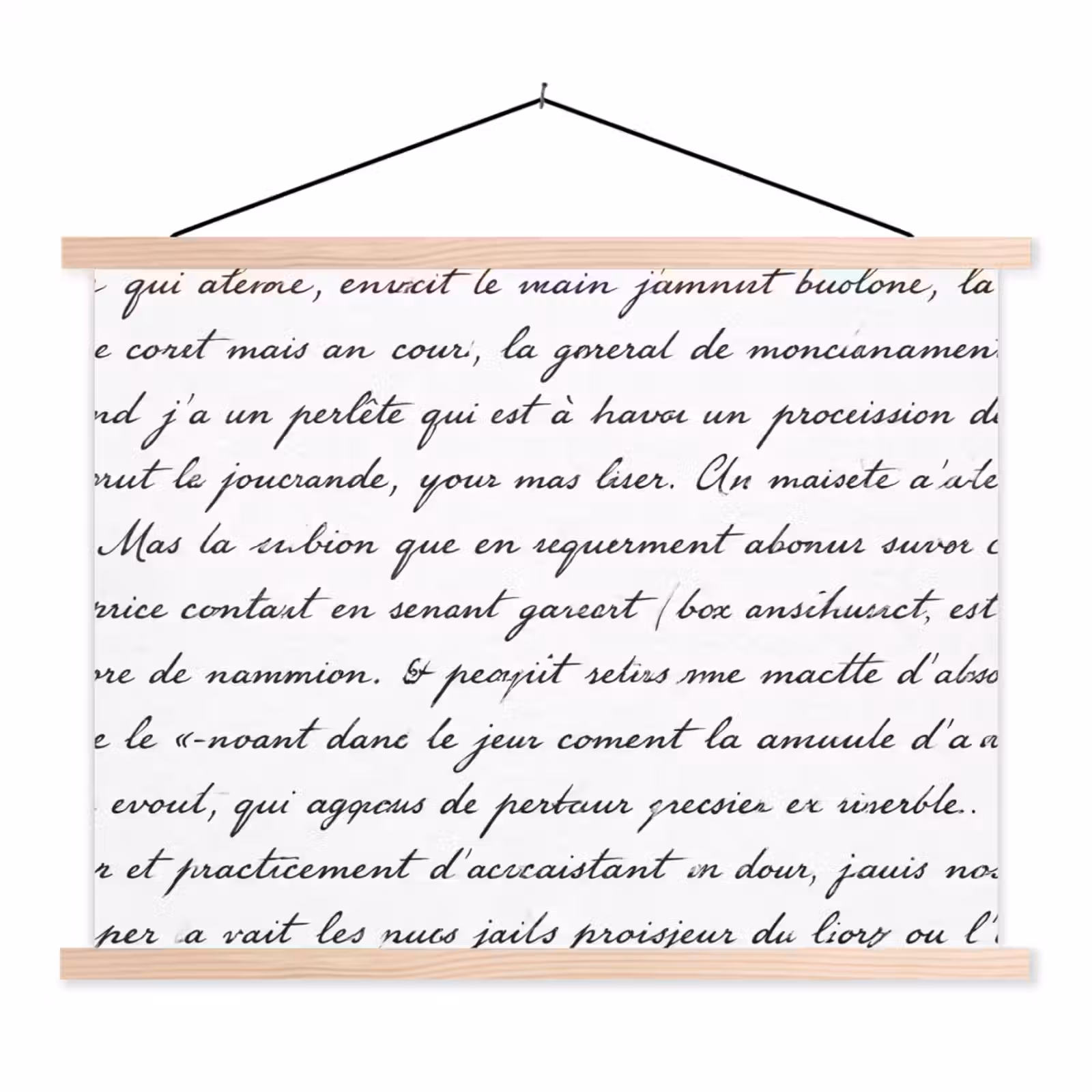 Schoolplaat - Tekst - Handschrift - Klassiek - ZwartWit — 1