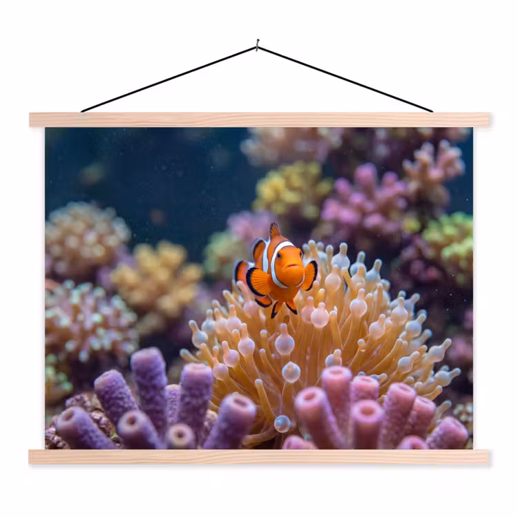Schoolplaat - Vis - Koraal - Onderwater - Oranje - Dieren — 1