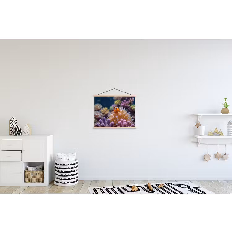 Schoolplaat - Vis - Koraal - Onderwater - Oranje - Dieren — 3