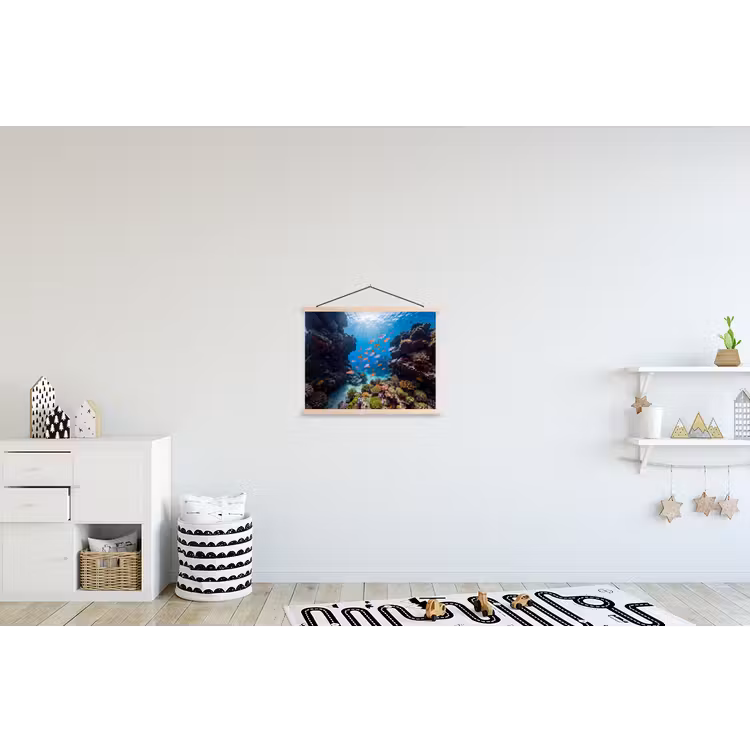 Schoolplaat - Vis - Koraalrif - Onderwater - Levendig - Blauw — 3