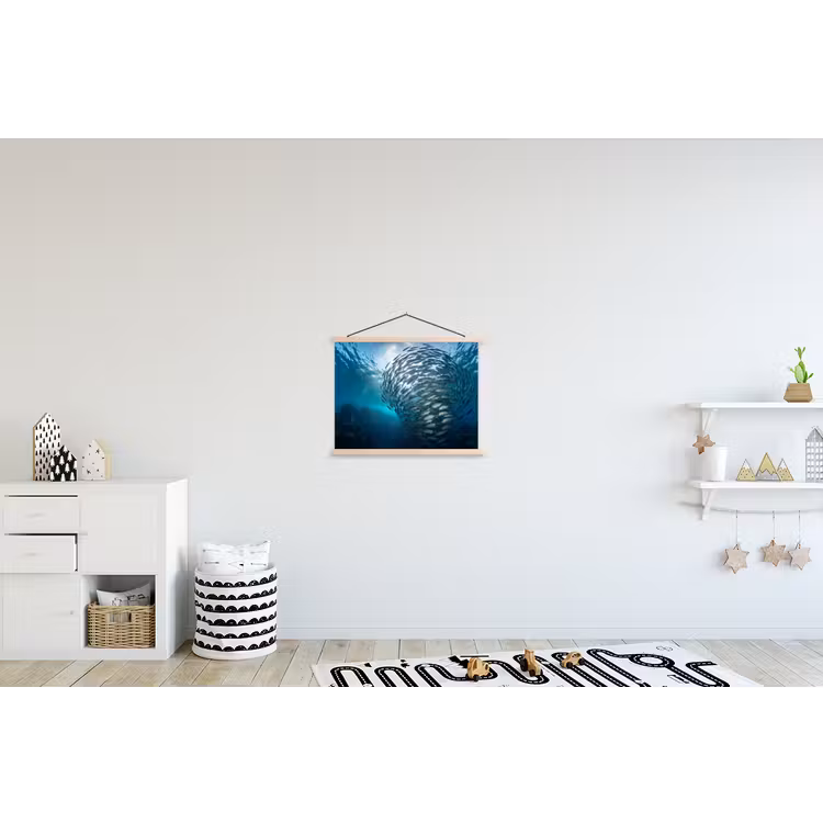 Schoolplaat - Vis - School - Oceaan - Natuur - Blauw — 3