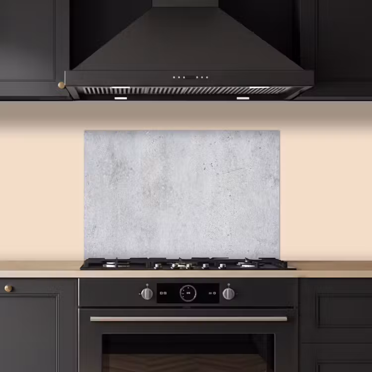 Spatscherm keuken - Beton - Textuur - Achtergrond - Grijs - Industrieel — 2