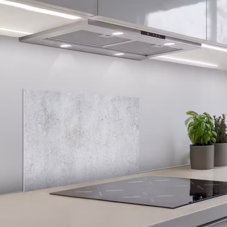 Spatscherm keuken - Beton - Textuur - Achtergrond - Grijs - Industrieel — 5
