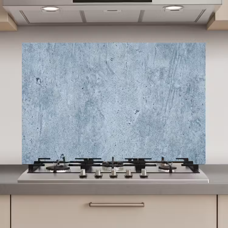Spatscherm keuken - Oppervlak - Ruw - Abstract - Modern - Grijs — 1