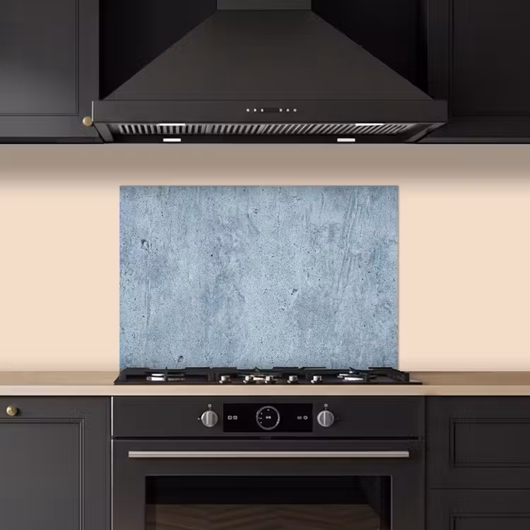 Spatscherm keuken - Oppervlak - Ruw - Abstract - Modern - Grijs — 2