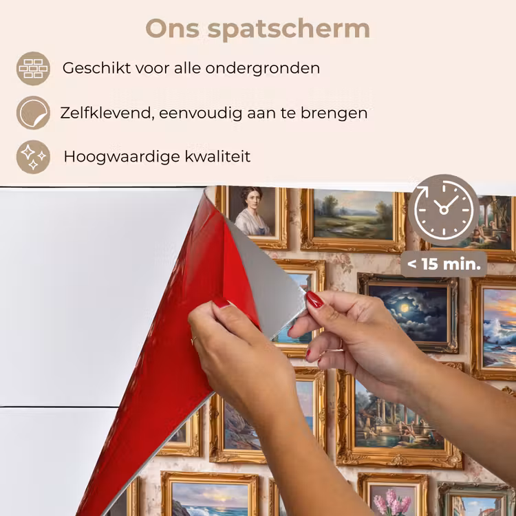 Spatscherm keuken - Interieur - Kunst - Collectie - Klassiek - Goud — 4