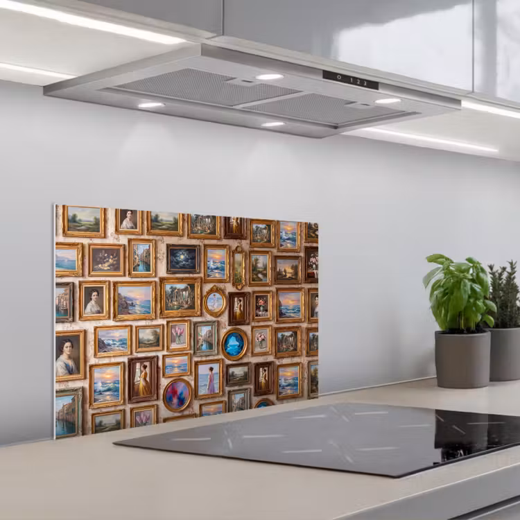 Spatscherm keuken - Interieur - Kunst - Collectie - Klassiek - Goud — 5