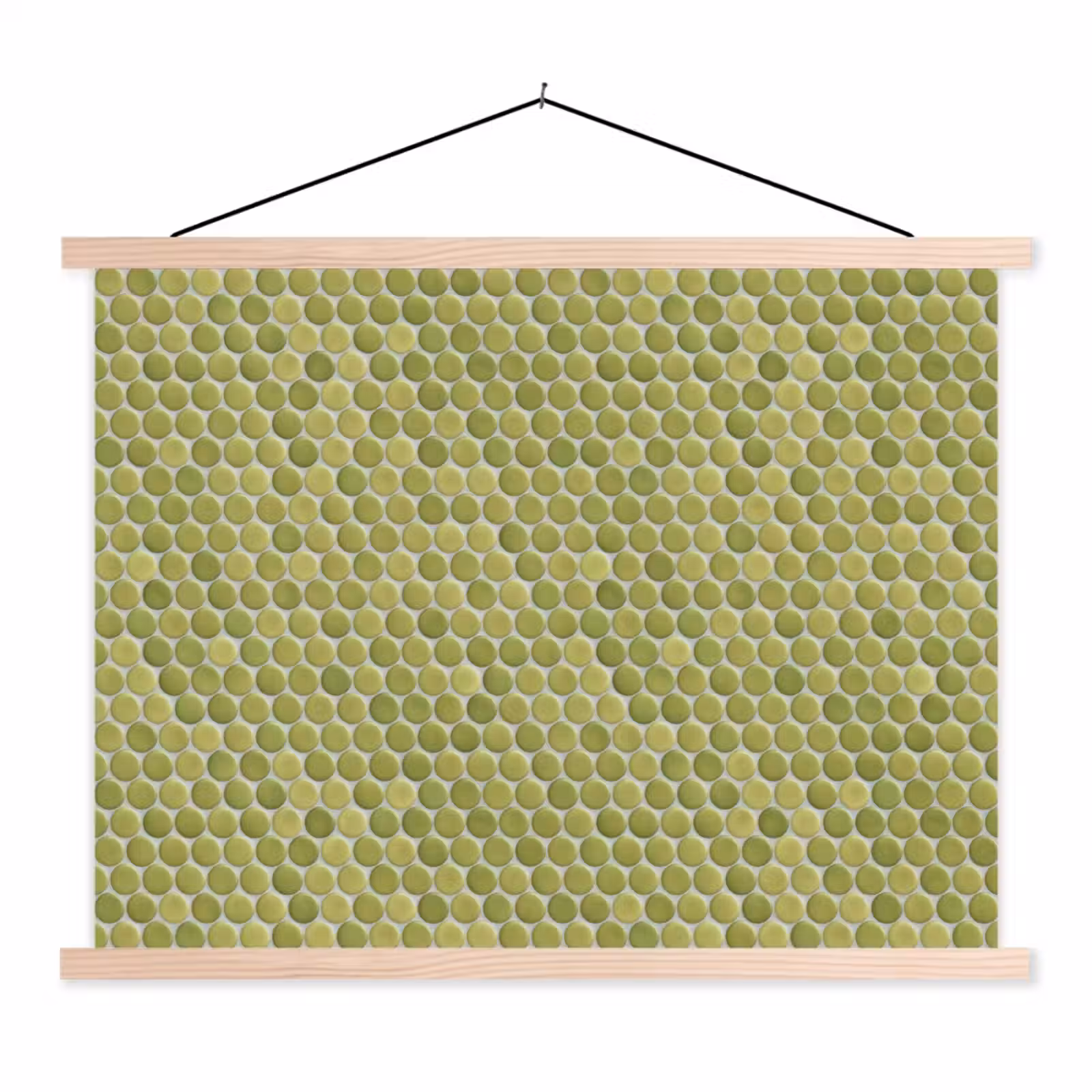 Schoolplaat - Penny - Mozaïek - Olijfgroen — 1