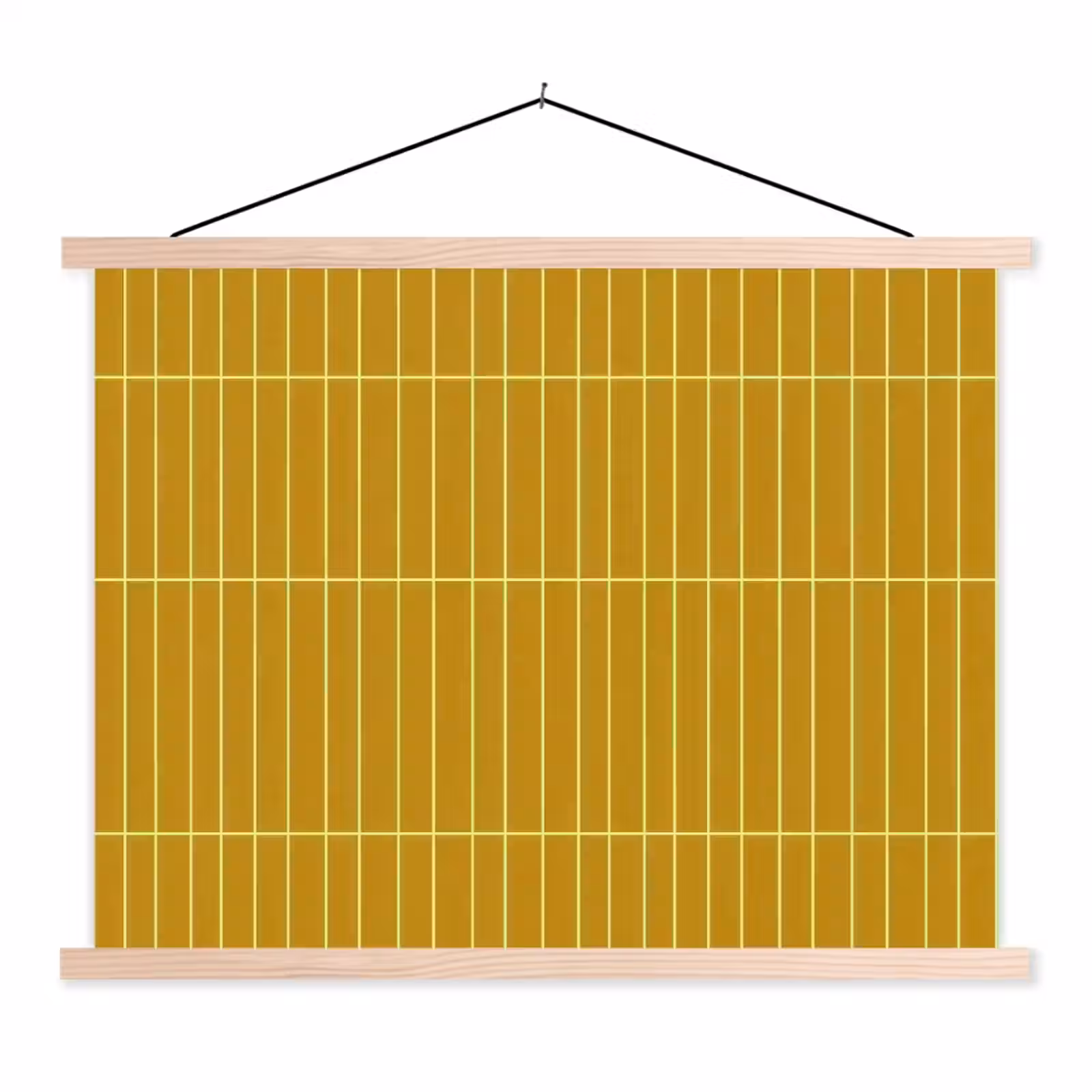 Schoolplaat - Tegels - Verticaal - Mosterdgeel — 1