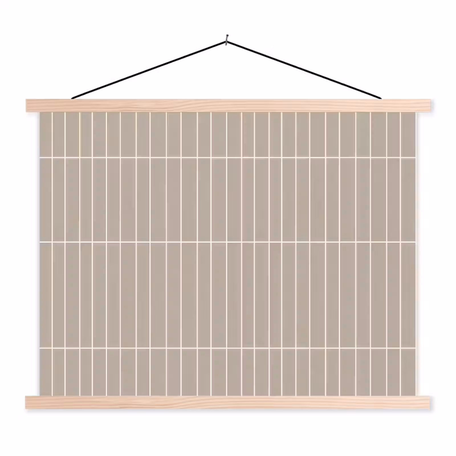 Schoolplaat - Verticaal - Wandtegel - Licht Beige — 1