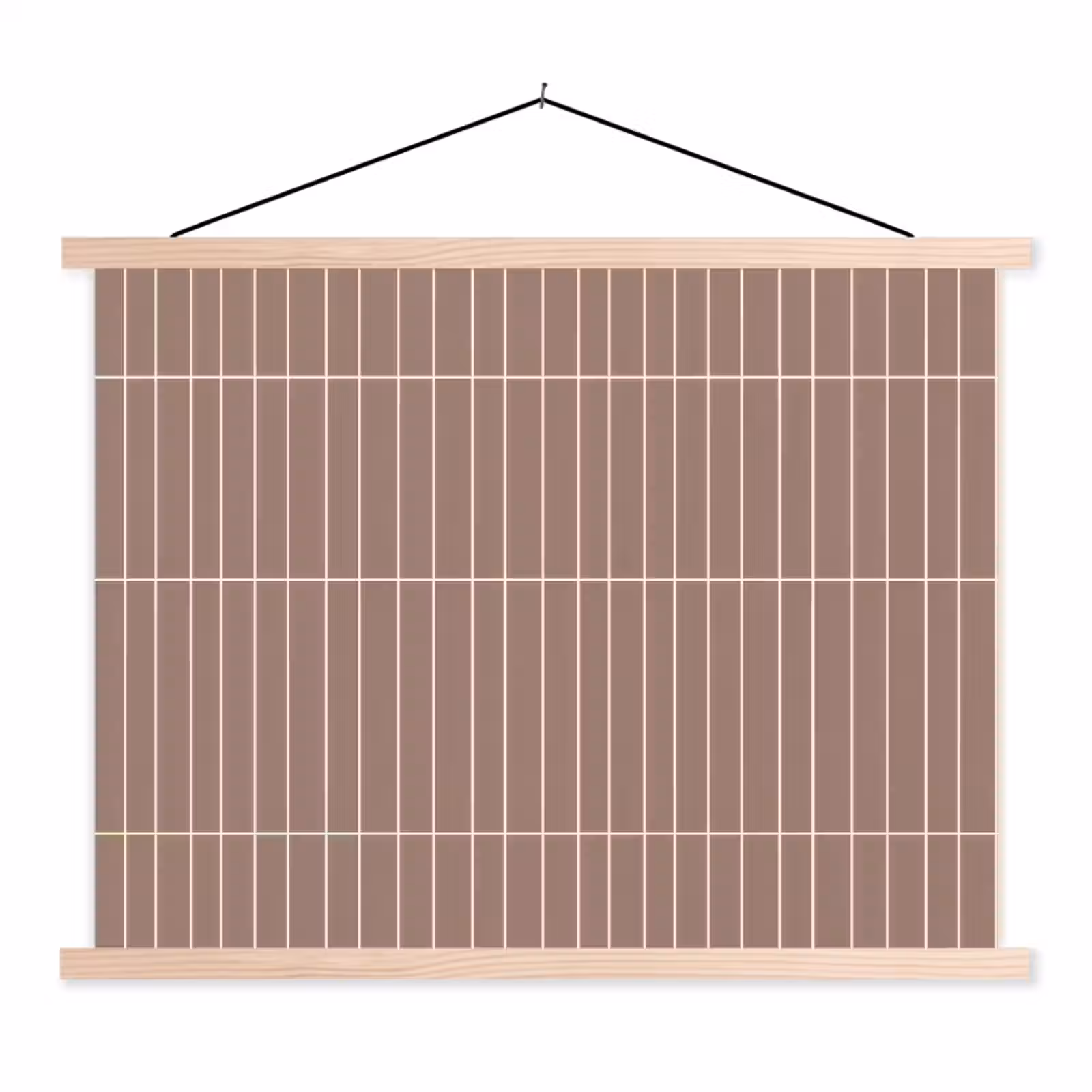 Schoolplaat - Verticaal - Wandtegel - Terracotta — 1