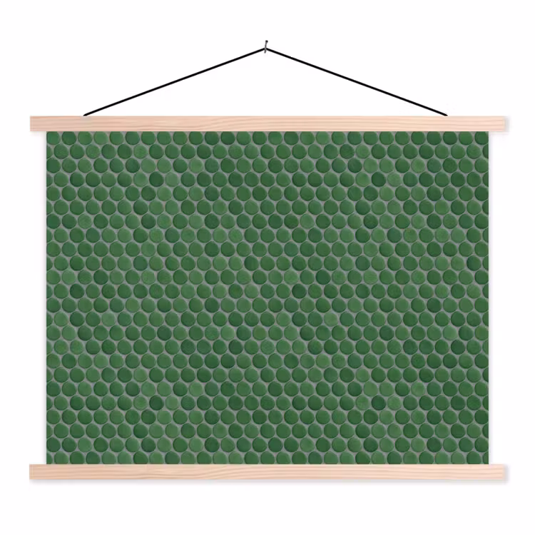 Schoolplaat - Penny - Mozaïek - Bosgroen - Green — 1