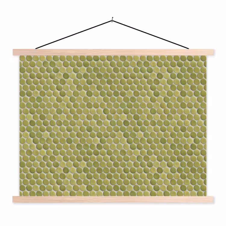 Schoolplaat - Penny - Mozaïek - Olijfgroen — 1