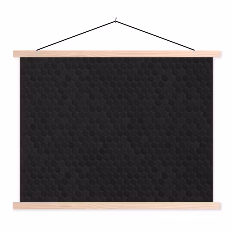 Schoolplaat - Penny - Tegel - Mat - Zwart — 1