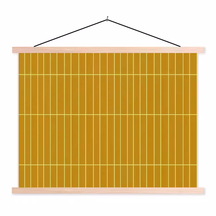 Schoolplaat - Tegels - Verticaal - Mosterdgeel — 1