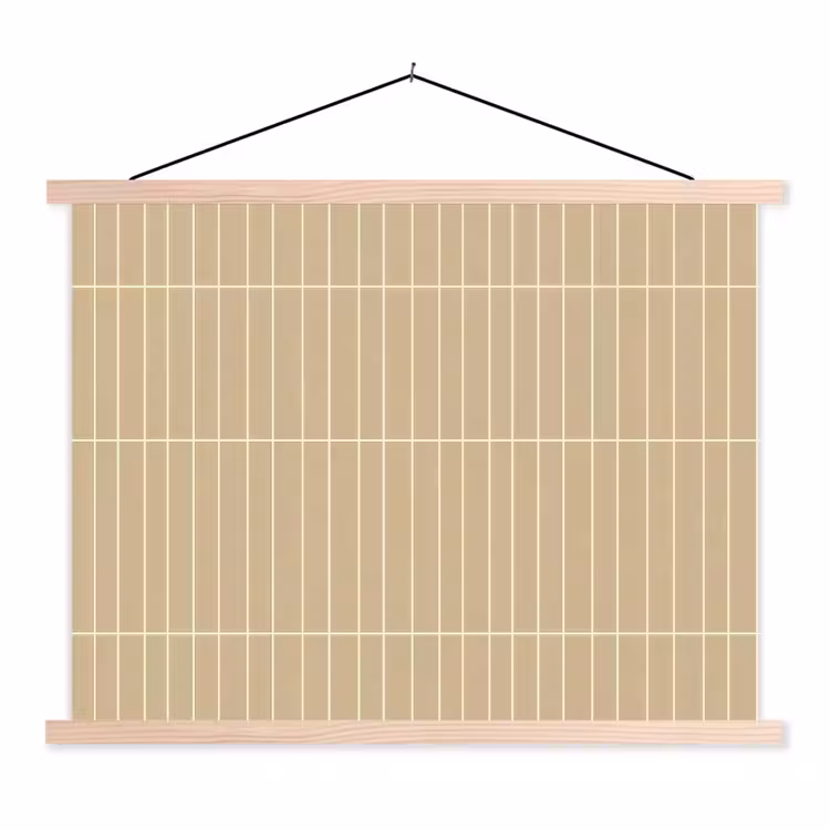 Schoolplaat - Verticaal - Wandtegel - Zand - Beige — 1