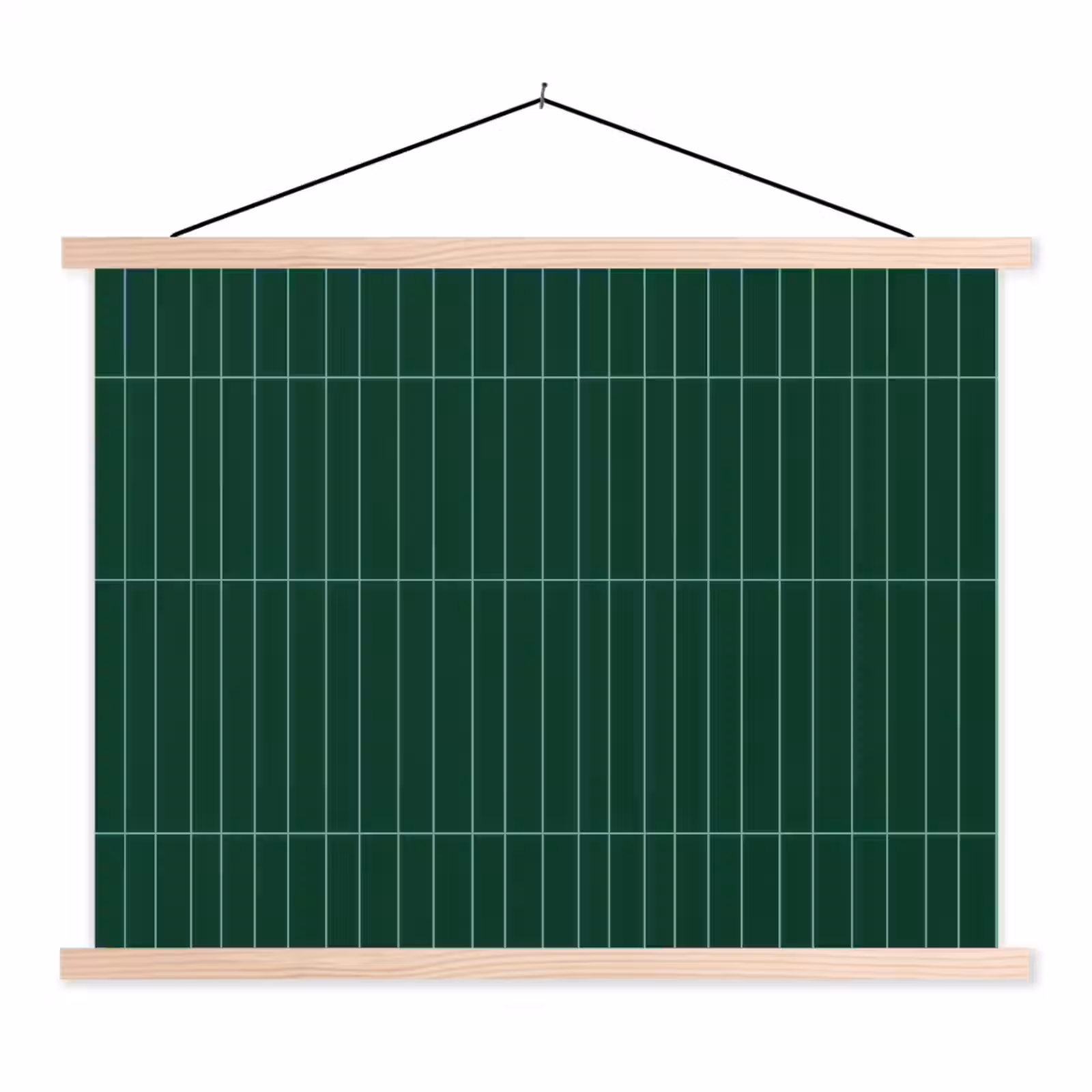 Schoolplaat - Patroon - Tegels - Donkergroen — 1