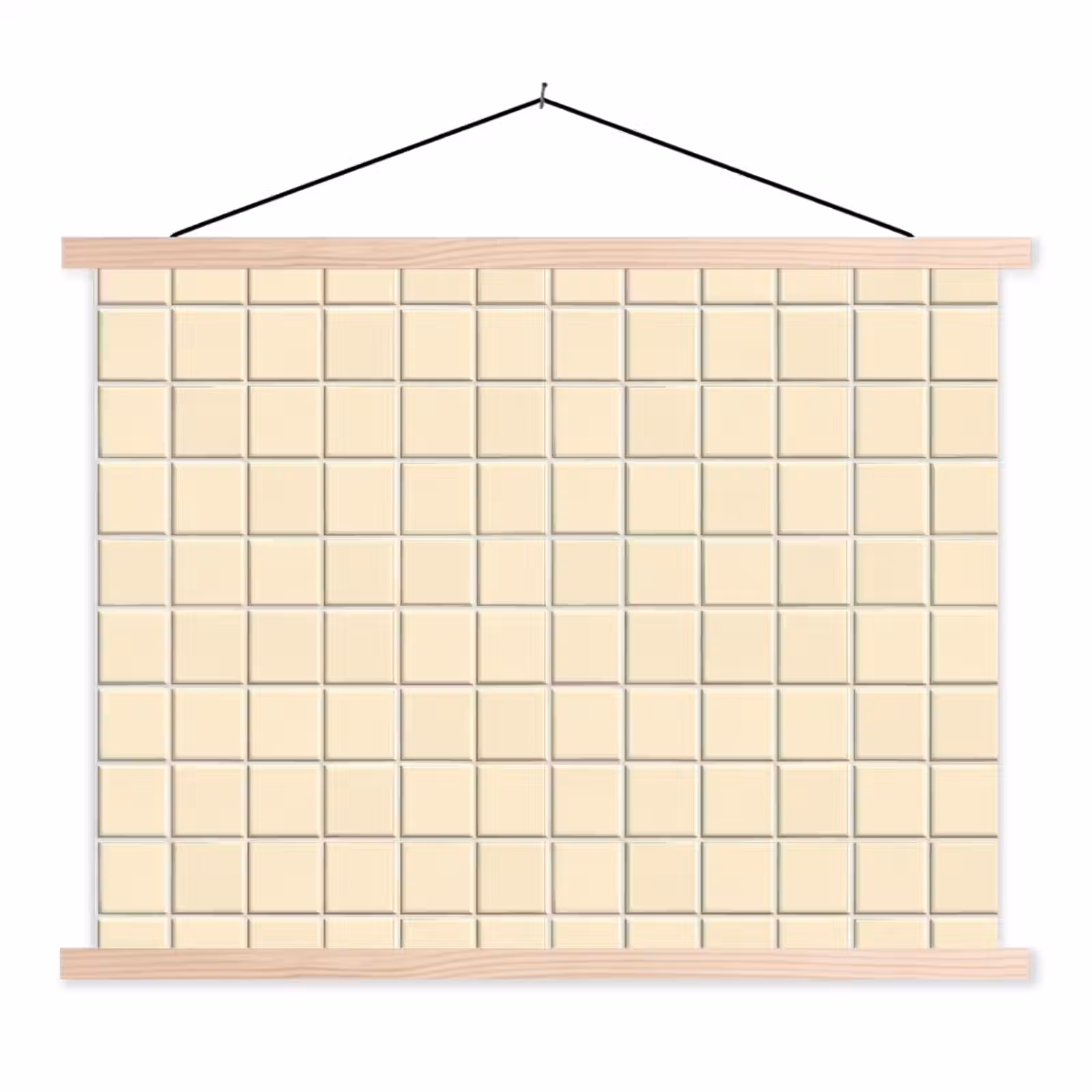 Schoolplaat - Patroon - Tegels - Gebroken - Wit — 1