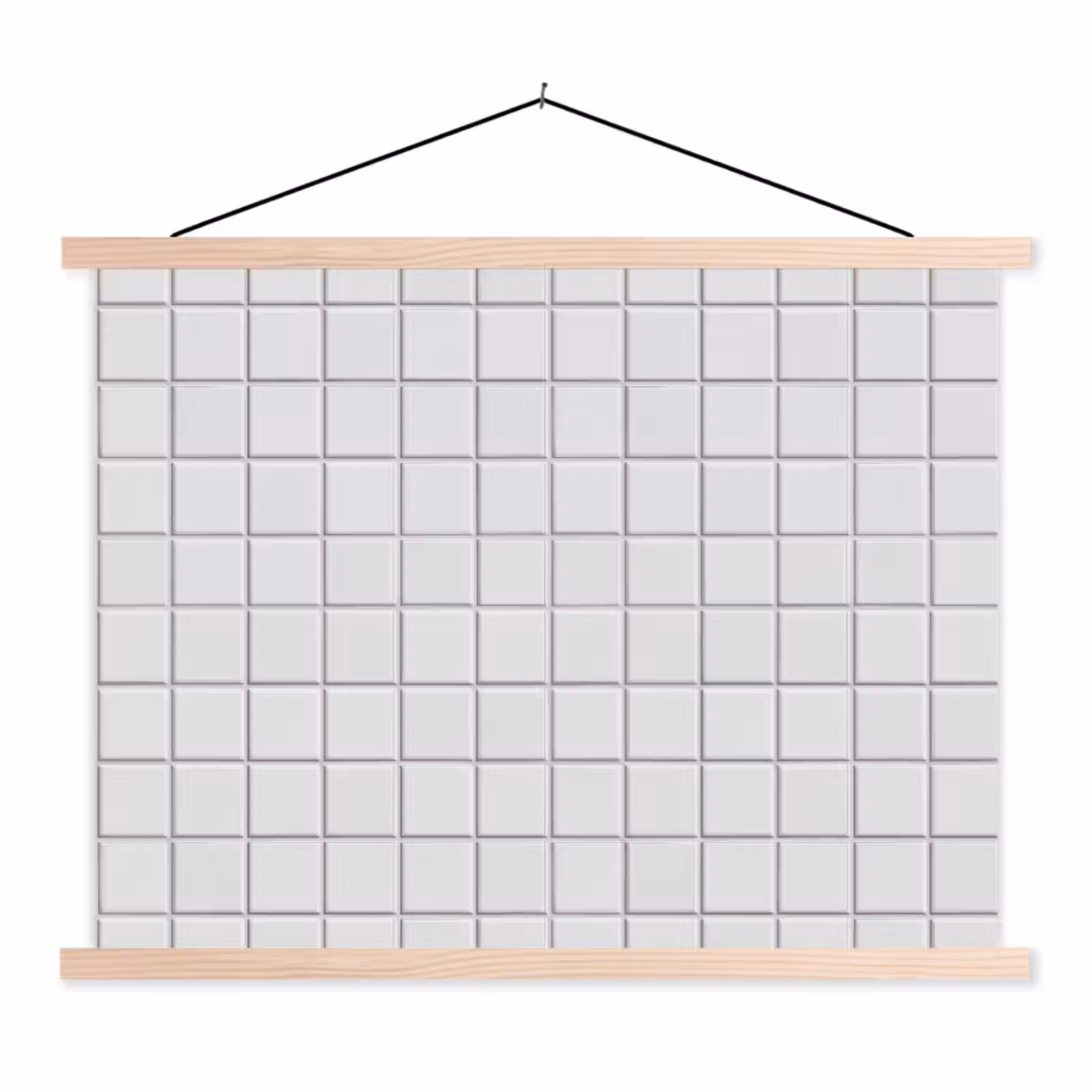 Schoolplaat - Patroon - Tegels - Grijs - Wit — 1